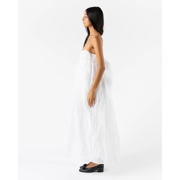 NWT Cecilie Bahnsen Vilma Dress in White Couture Wedding Gown Dramatic Bow Bride - Picture 7 of 16